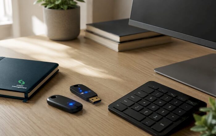 Llaves de seguridad física que funcionan incluso con el teclado y la pantalla apagados